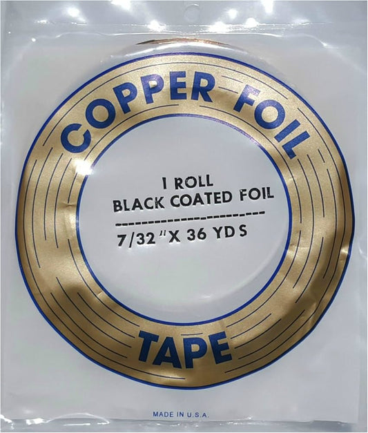 Edco Black Backed Copper Foil - 7/32” x 36 Yds - 1 roll