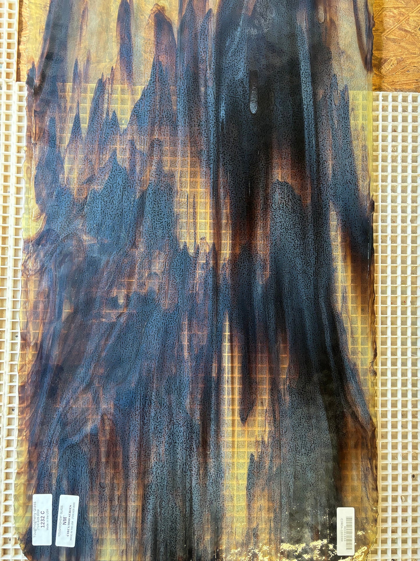 11" x 12"  Brown Streaky (Youghiogheny 1232 Circa)