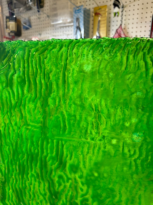 8" x 6"  Green Ripple Uncat (Youghiogheny)