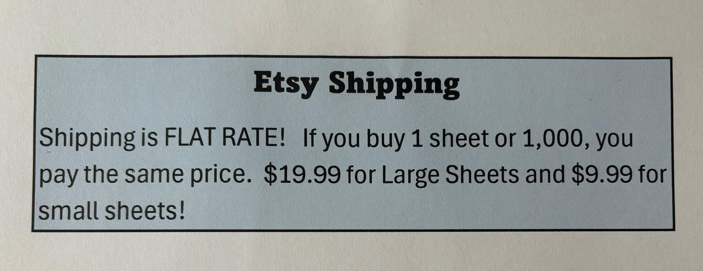 10" x 5"�  - Clear Prismatic  (Bullseye 1101-47)