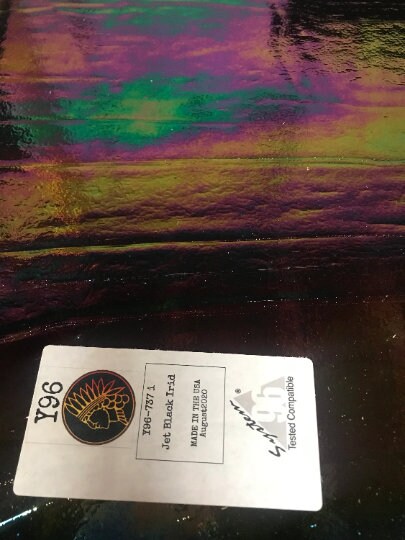 12" x 12"  Jet Black Iridized (Youghiogheny Y96-737)